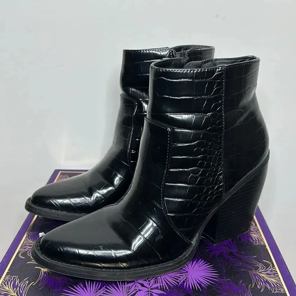 Madden Girl Snakeskin Ankle Boot - Picture 4 of 9